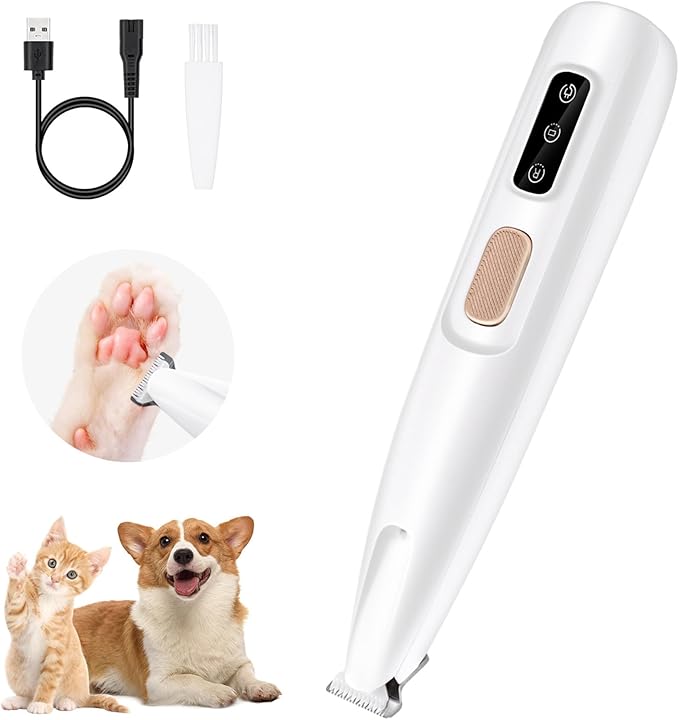 LumiPaws™ – Cortapelos de precisión con luz LED