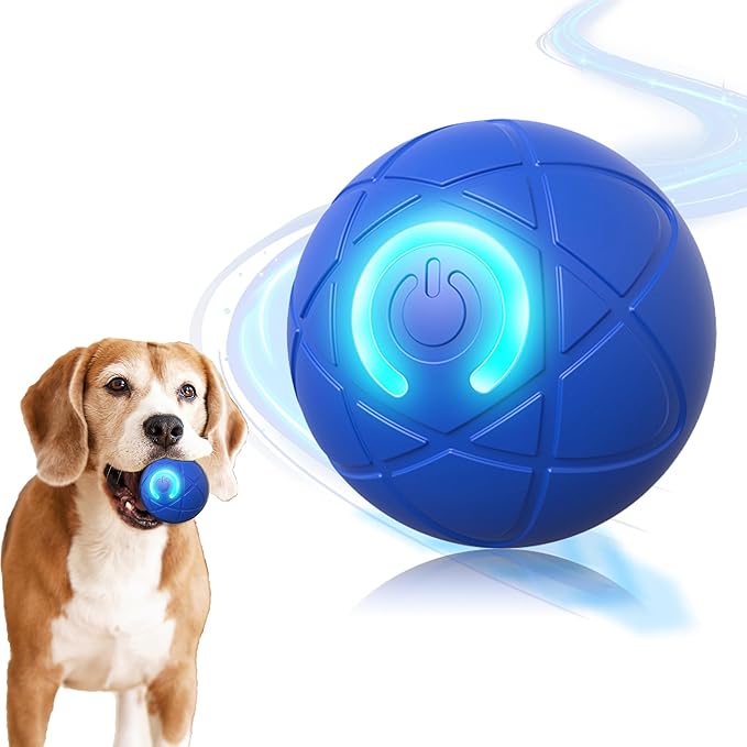 BouncePet™ – Pelota interactiva con luz LED para perros y gatos