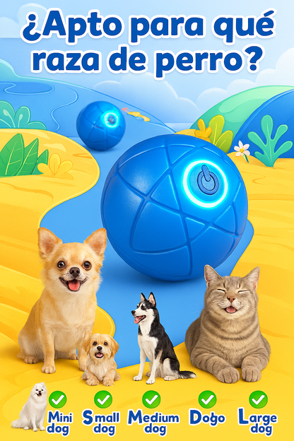BouncePet™ – Pelota interactiva con luz LED para perros y gatos